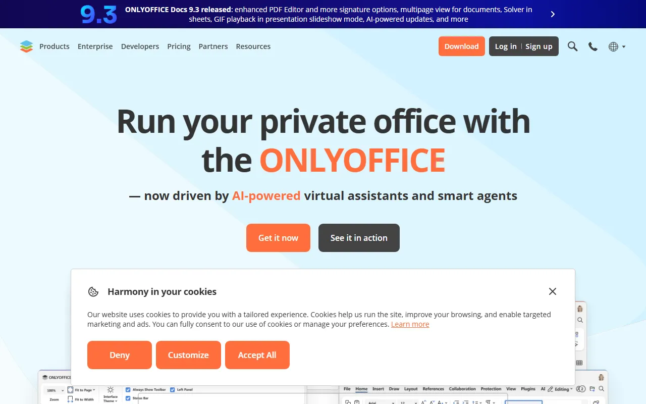 ONLYOFFICE screenshot