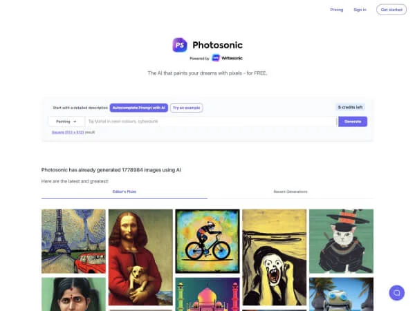 Photosonic screenshot