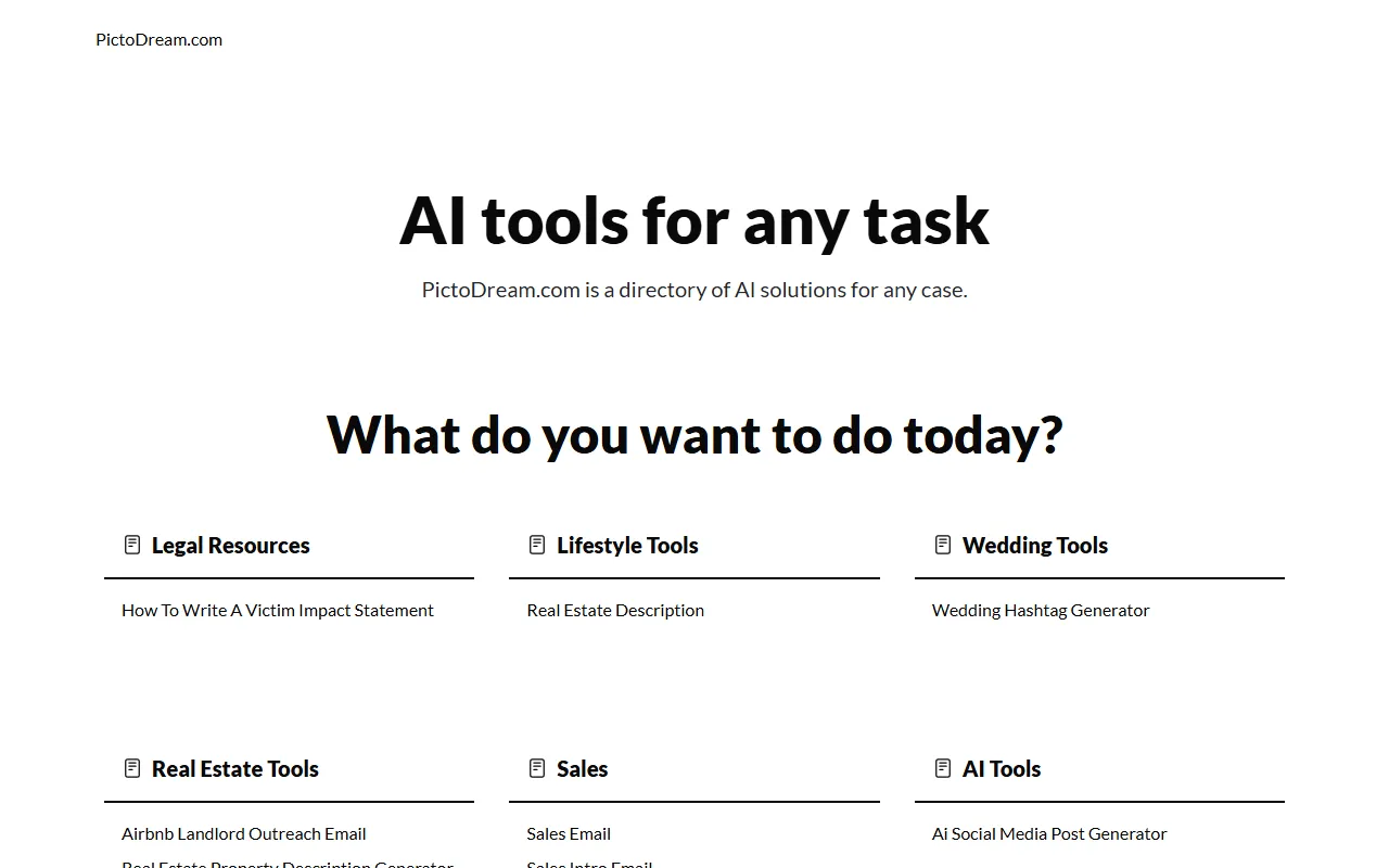 PictoDream screenshot