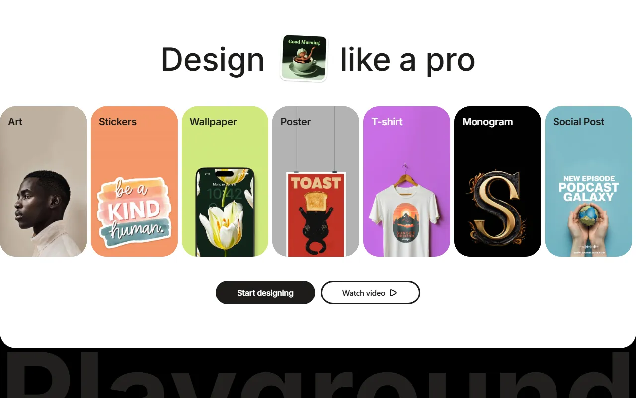 Playground AI screenshot