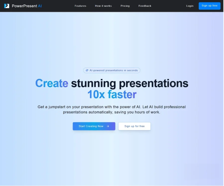Powerpresent AI screenshot