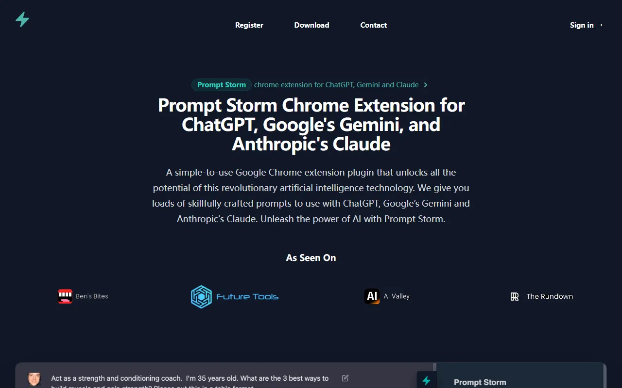 Prompt Storm screenshot