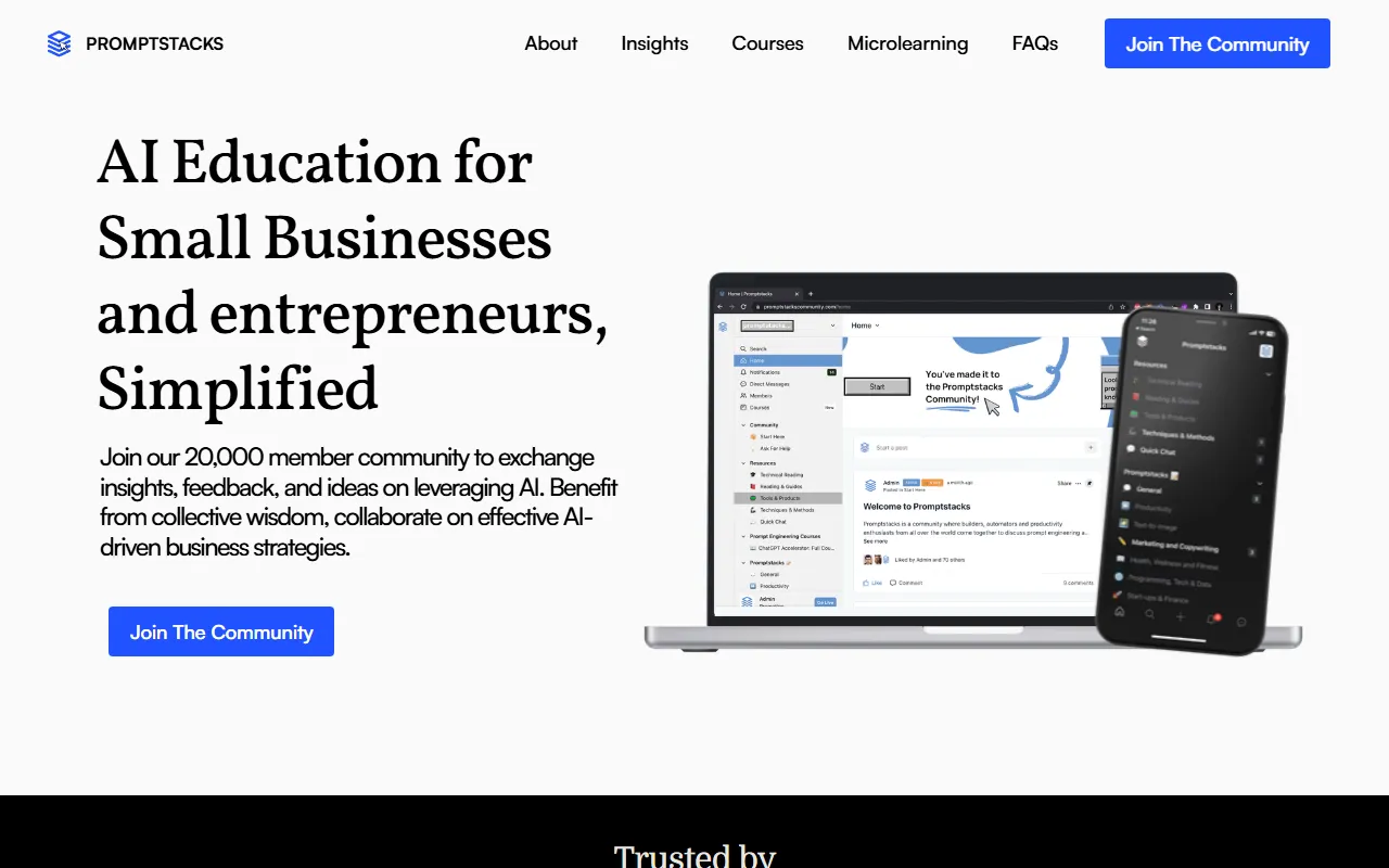 PromptStacks screenshot