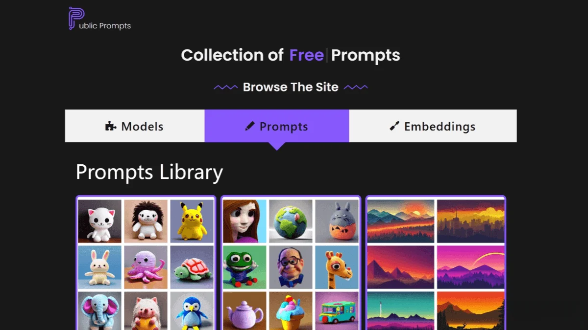 Public Prompts screenshot