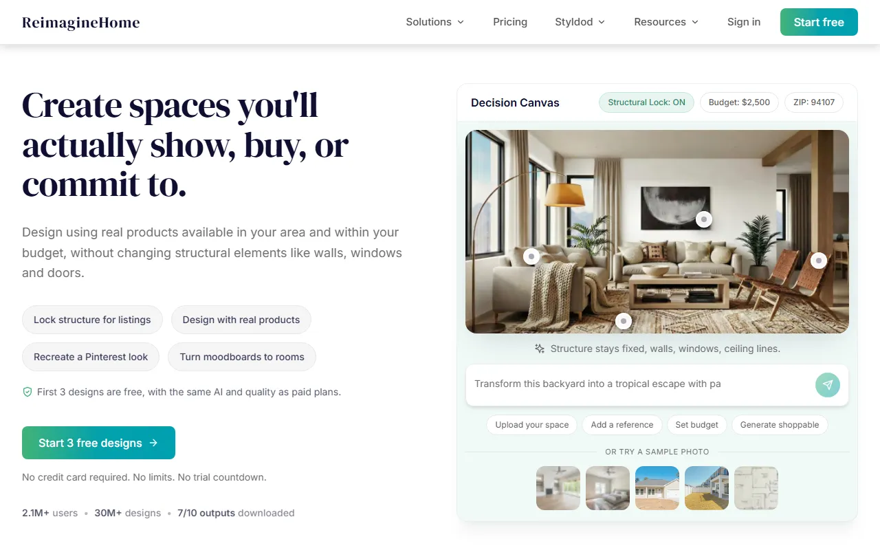 REimagine Home screenshot