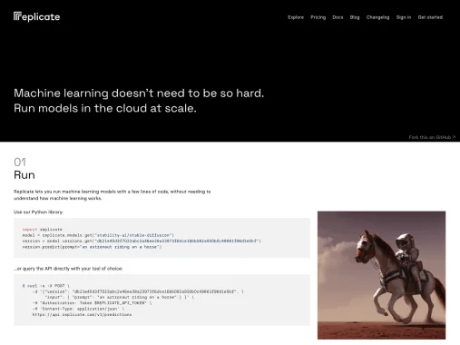 Replicate Codex screenshot