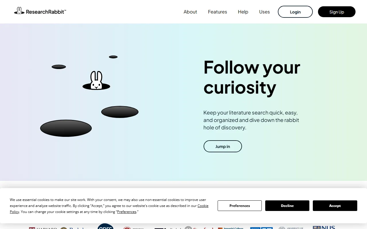 ResearchRabbit screenshot