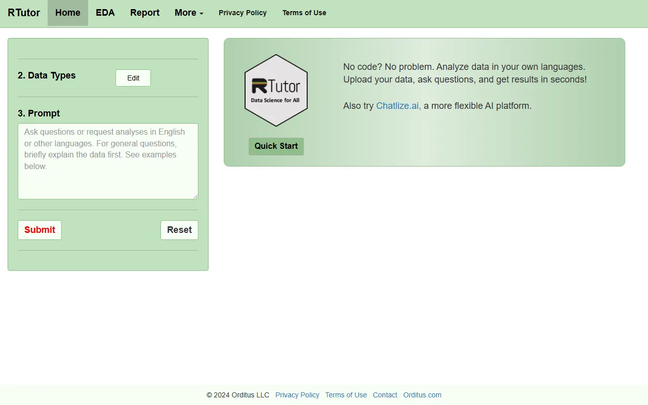 RTutor screenshot