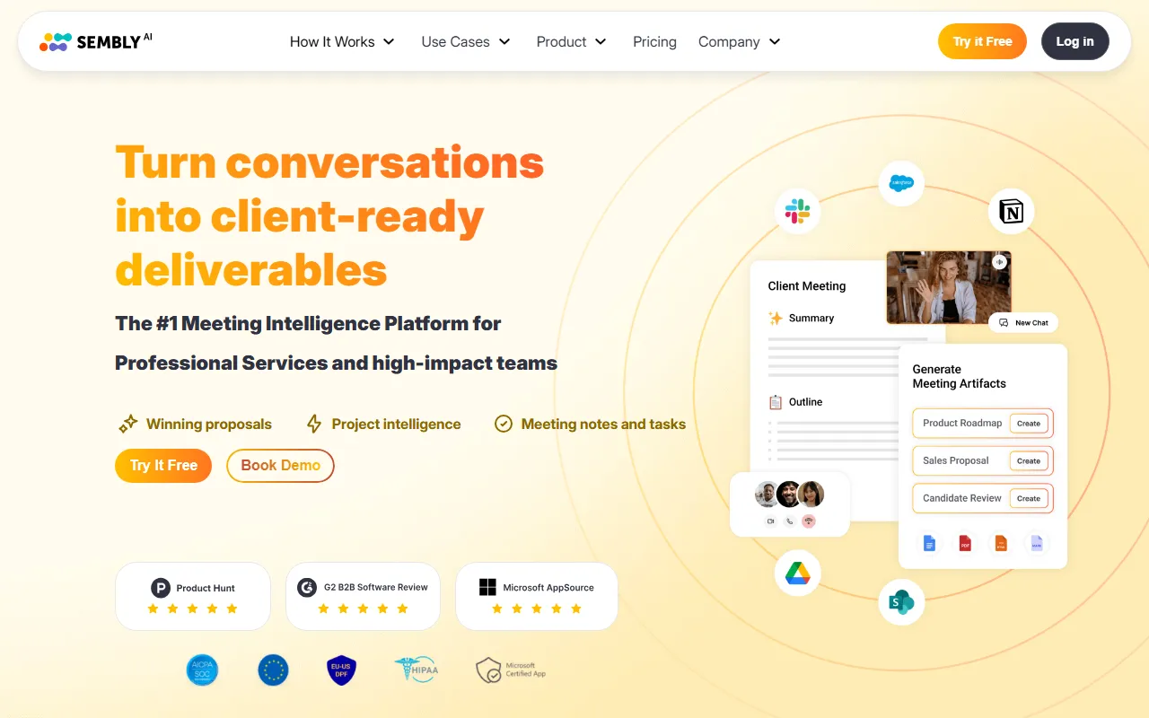 Sembly AI screenshot