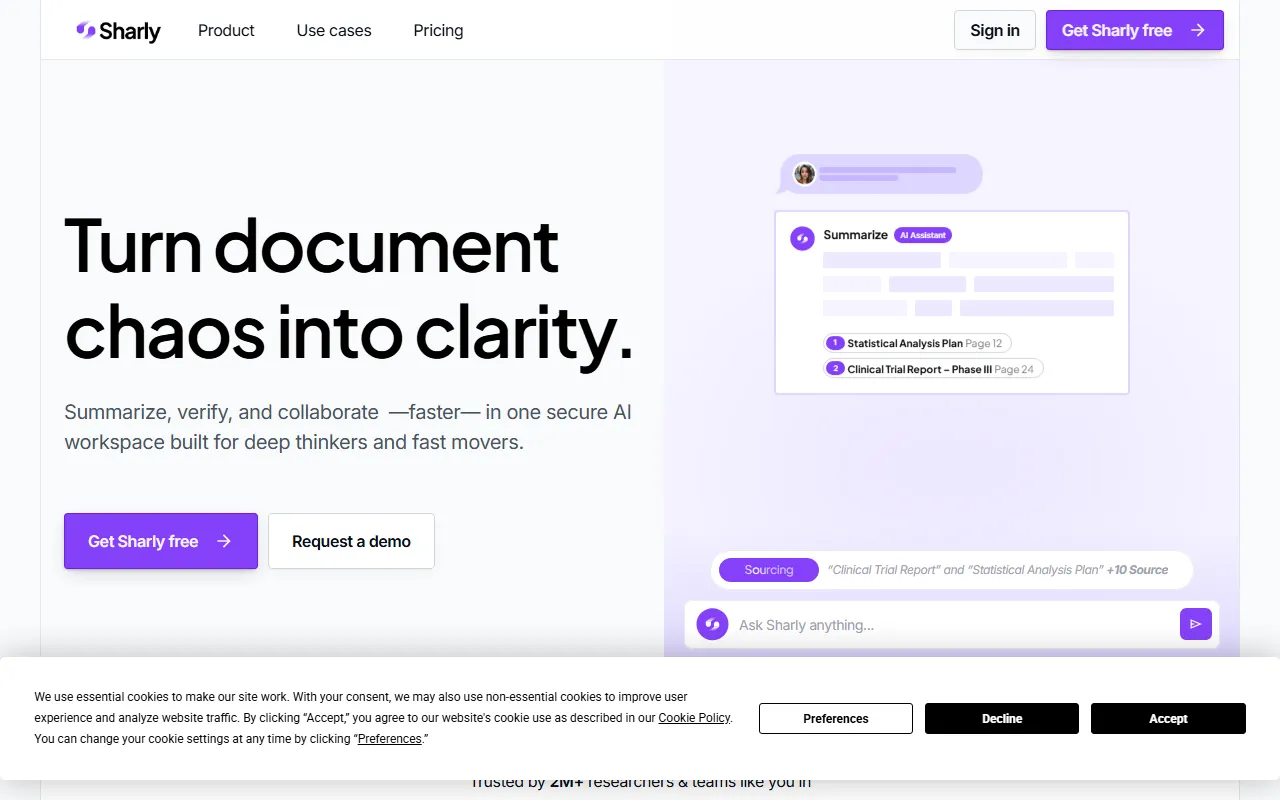Sharly AI screenshot
