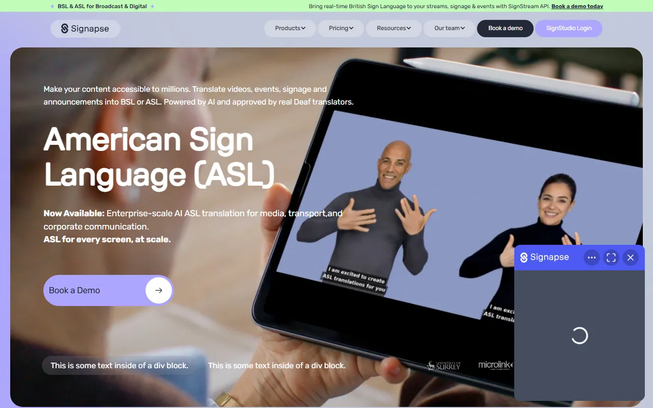 Signapse AI screenshot