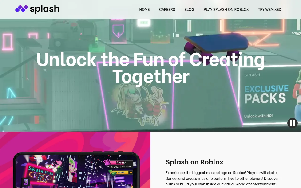 Splashmusic screenshot