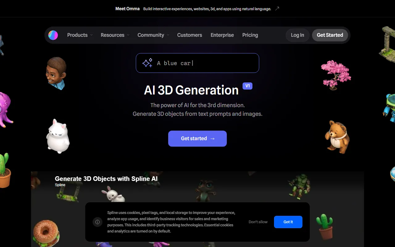 Spline AI screenshot