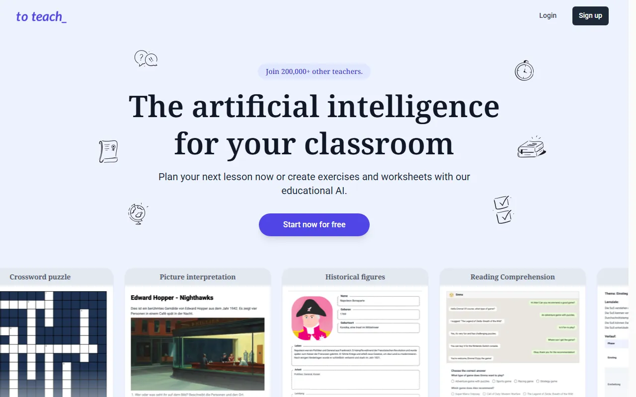 To Teach AI screenshot