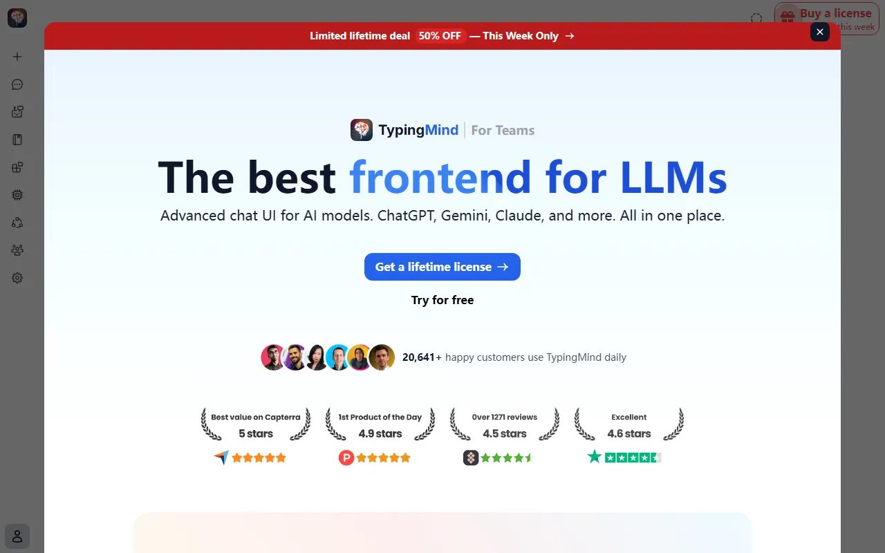 TypingMind screenshot