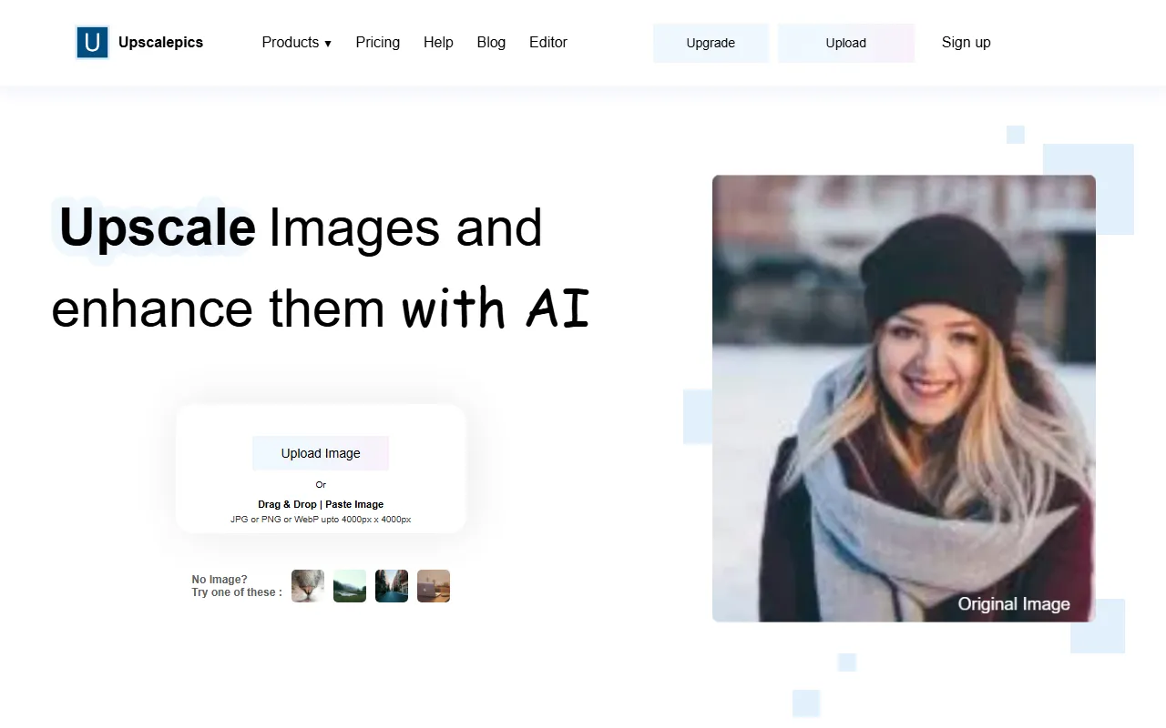 Upscalepics screenshot