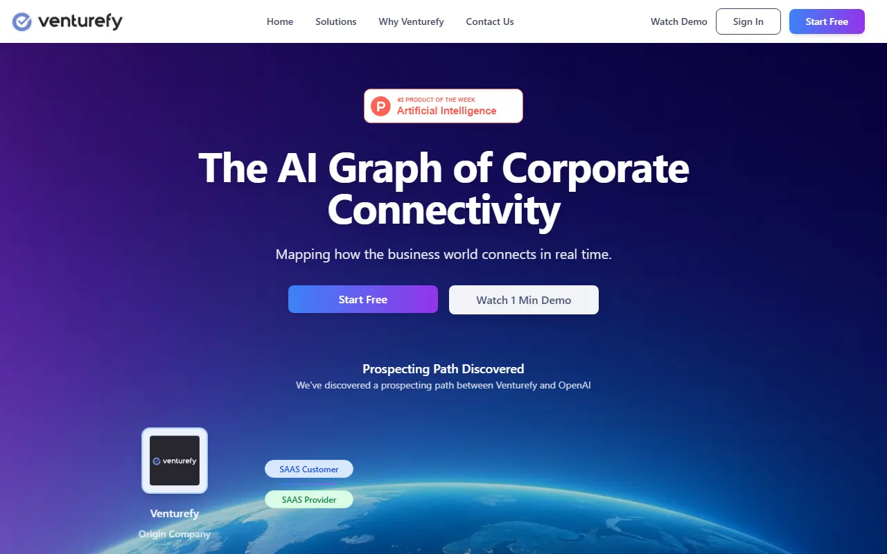 Venturefy screenshot