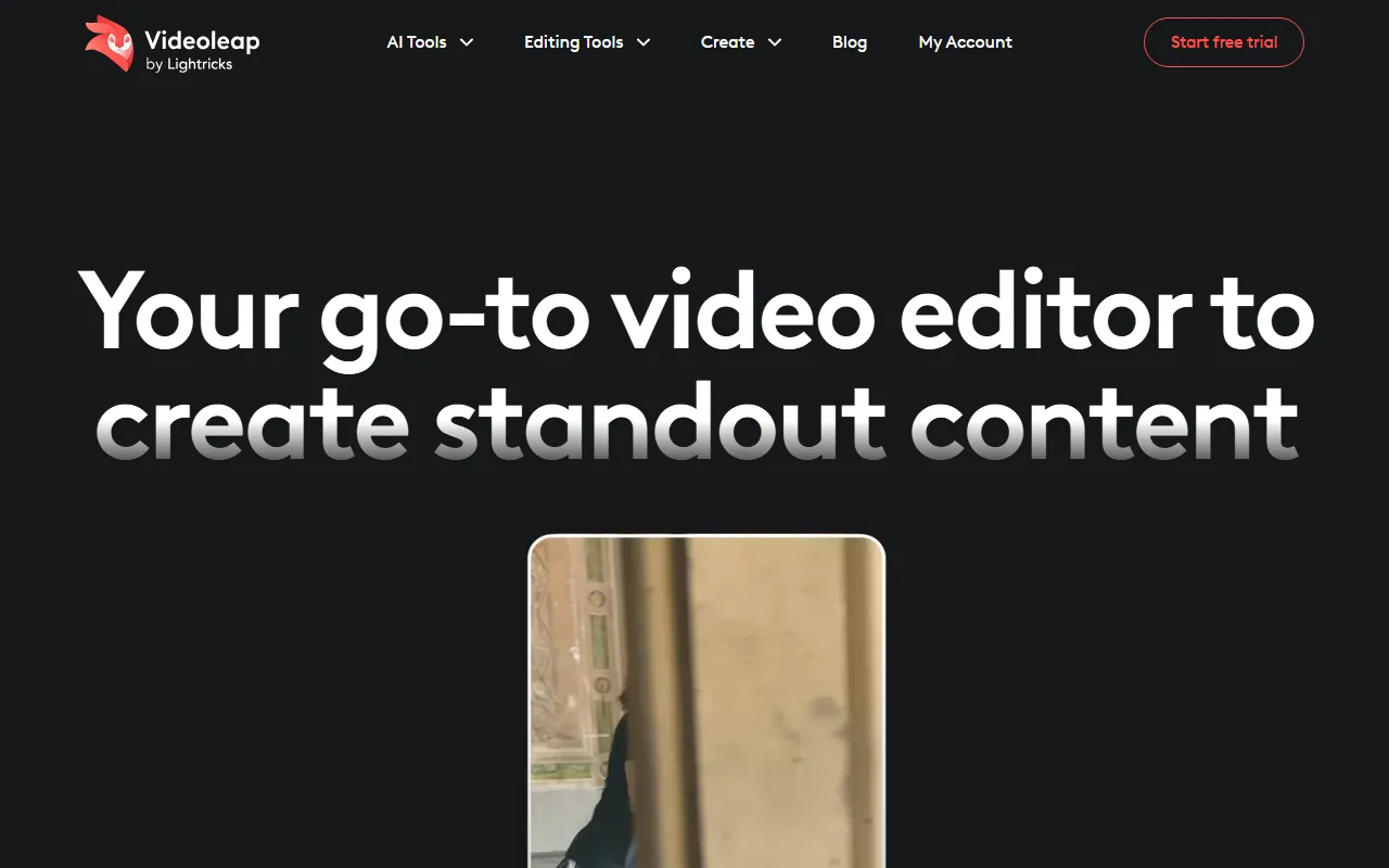 Videoleap screenshot