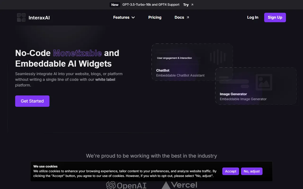 WidgetsAI screenshot