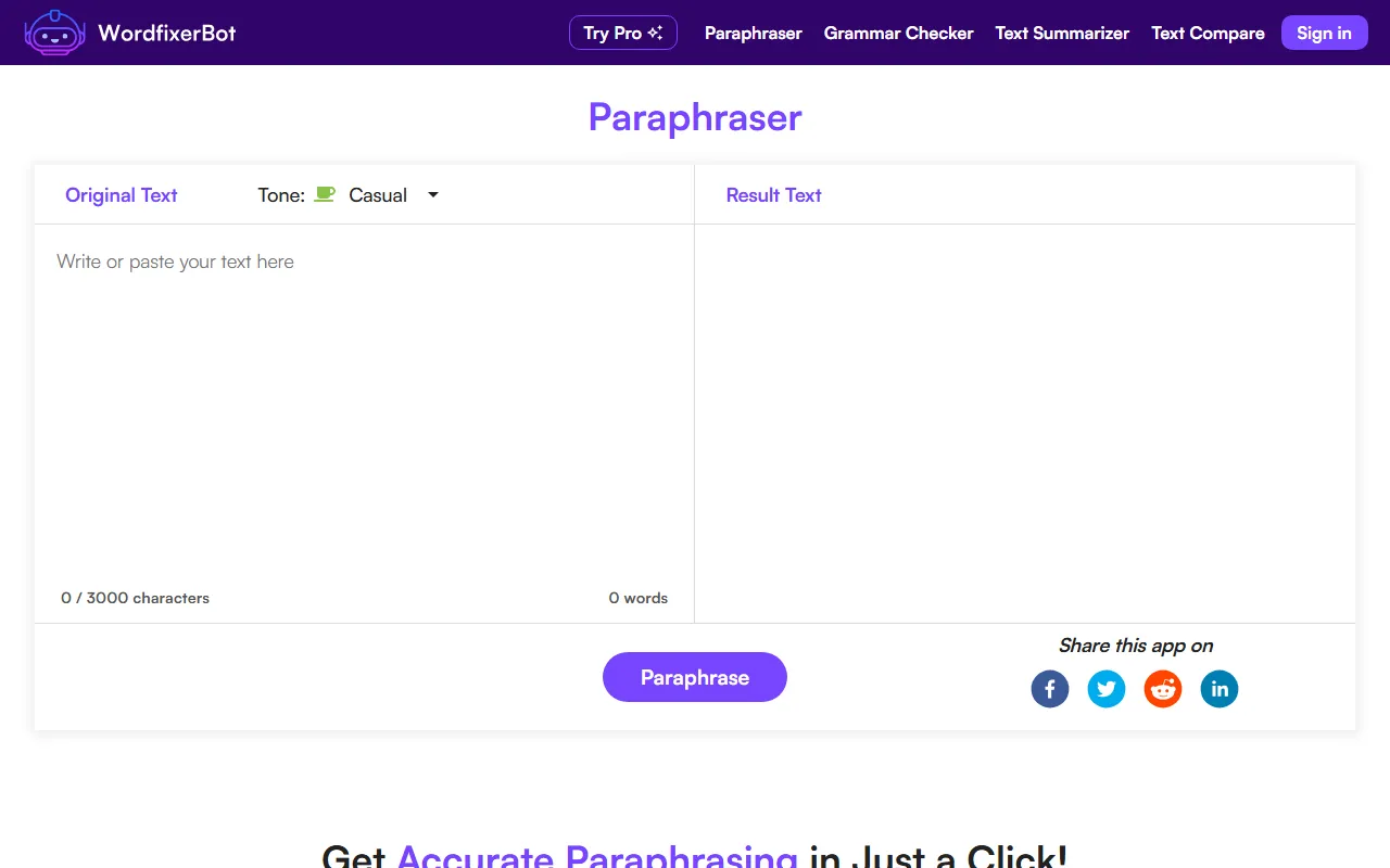 WordfixerBot screenshot